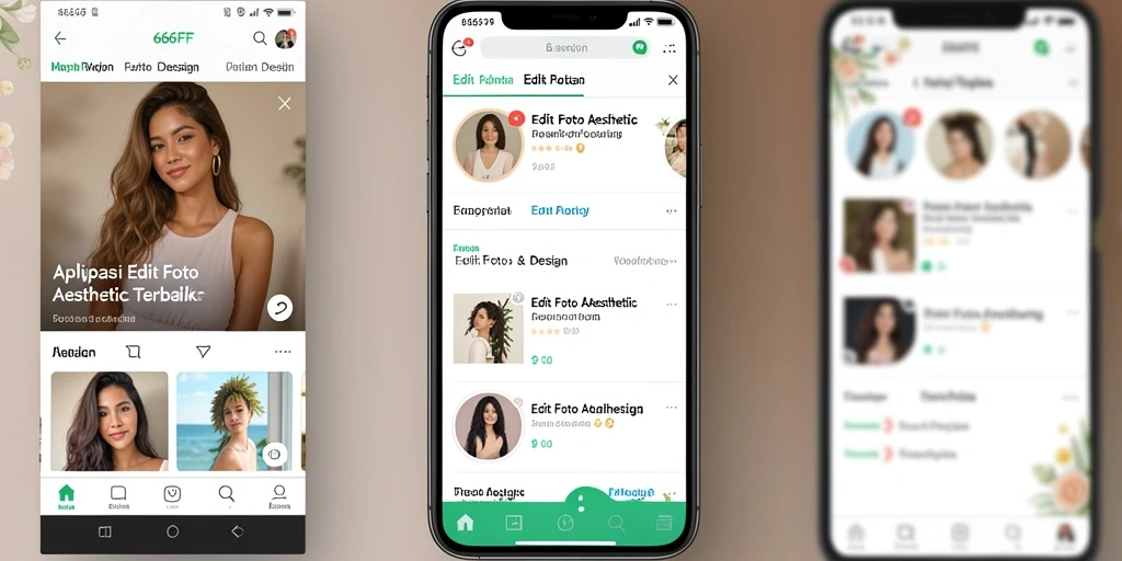 Screenshot antarmuka aplikasi 666FF yang menarik dan estetis.