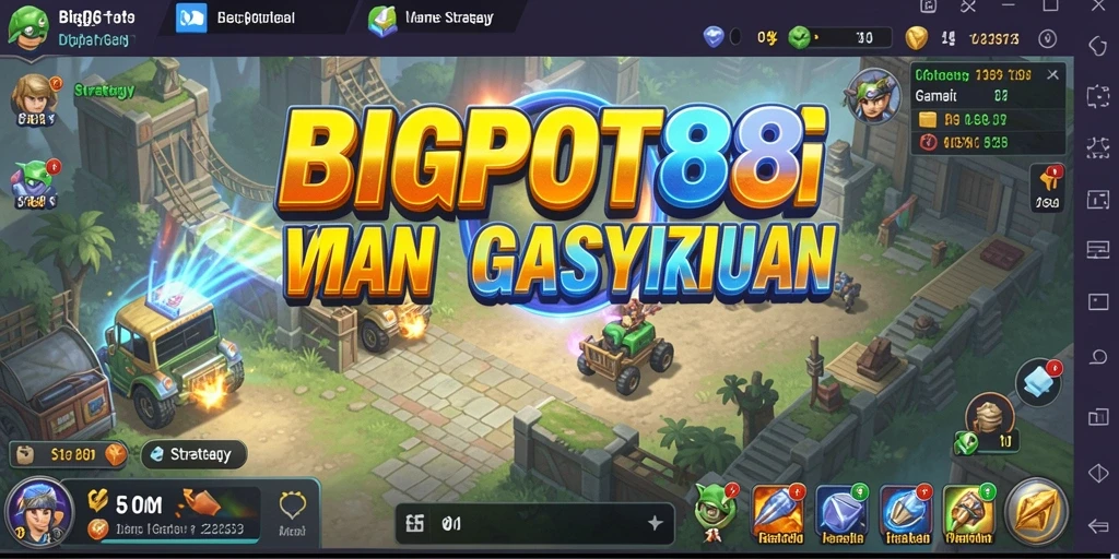 Tampilan antarmuka menarik dan fungsional BIGPOT88.