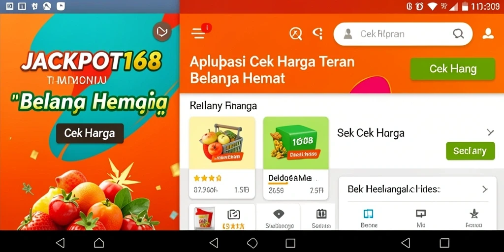 Tampilan antarmuka aplikasi JACKPOT168 untuk cek harga.