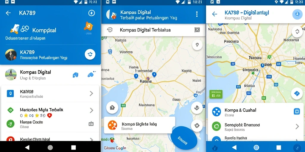 Tampilan antarmuka KA789 yang modern dan fungsional.