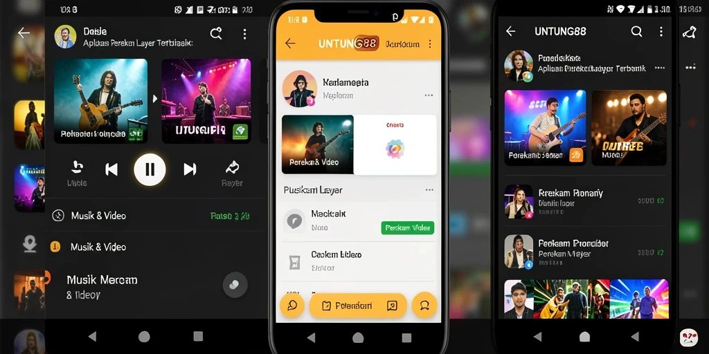 Tampilan antarmuka UNTUNG88 saat merekam layar dengan fitur unggulan.